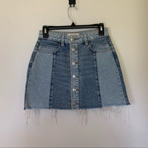 PacSun A-line Jean Skirt